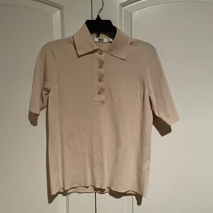 Uniqlo Women’s Light Tan Polo Shirt